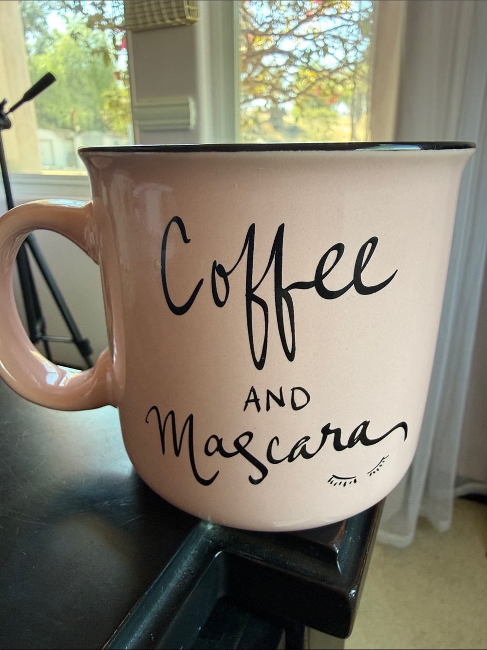 Pink Coffee and Mascara pink 19.6 oz. 580ml Coffee Mug Prima Design